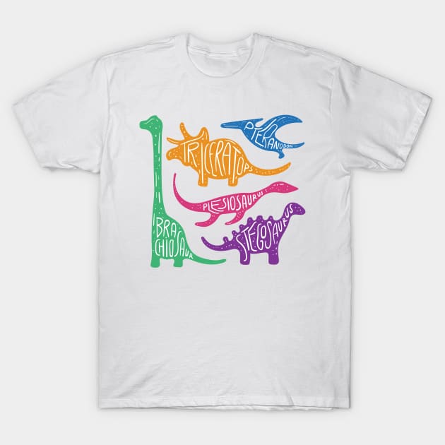 Dinosaurs T-Shirt by RainbowAndJackson